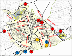 Fort Bragg Map